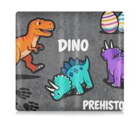 GuoChe Porte-cartes en cuir pour cartes d'immatriculation et d'assurance automobile pour hommes et femmes, boîte à gants pour documents essentiels, permis de conduire, cartes de groupe préhistorique