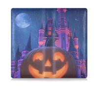 GuoChe Porte-cartes en cuir pour homme et femme, accessoires de comparaison pour cartes, documents essentiels pour permis de conduire, château et jack - O - Nuit lanterne