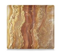 GuoChe Porte-cartes en cuir pour homme et femme - Étui portefeuille pour documents essentiels, permis de conduire, cartes, texture marbre doré