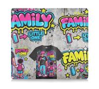 GuoChe Porte-cartes en cuir synthétique pour homme et femme - Pour documents essentiels, permis de conduire, cartes, graffiti familial, petit art