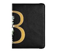 GuoChe Porte-cartes et documents essentiels en cuir pour permis de conduire, cartes et documents essentiels pour homme et femme, b, 1 size, Moderne