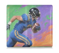 GuoChe Porte-documents en cuir synthétique pour carte d'identité, permis de conduire, carte d'information de contact pour homme et femme, joueur de football