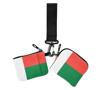 GuoChe Porte-monnaie pour femme avec drapeau national de Madagascar