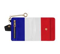 GuoChe Portefeuille pliable en cuir synthétique pour femme, Drapeau des terres australes et antarctiques françaises, one size, Moderne