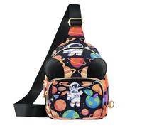 GuoChe Sac à bandoulière pour filles | Sac à main à bandoulière avec oreilles drôles astronautes planètes astronomie espace