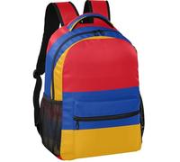 GuoChe Sac à dos décontracté style moderne en tissu sergé avec bretelles réglables pour garçons et filles pour les voyages, Drapeau national de l'Arménie, Small, Sacs à dos d'écolier pour enfants