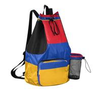 GuoChe Sac à dos d'été avec cordon de serrage, sac de camping avec poches, sac à dos à pince, séparation sèche et humide, Drapeau national de l'Arménie, One Size, Sacs à dos d'écolier pour enfants