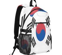 GuoChe Sac à dos imperméable pour ordinateur portable de 14" avec bretelles réglables pour le shopping, Drapeau national de la République populaire démocratique de Corée, One Size, Sacs à dos basiques