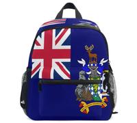 GuoChe Sac à dos pour tout-petits filles garçons enfants sac d'école S, Drapeau de la Géorgie du Sud et des îles Sandwich du Sud, Medium, Sac à dos