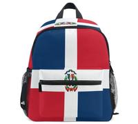 GuoChe Sac à dos pour tout-petits filles garçons enfants sac d'école S, Drapeau de la République dominicaine, Small, Sac à dos