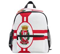 GuoChe Sac à dos pour tout-petits filles garçons enfants sac d'école S, Drapeau de la ville Sao Paulo Brésil, Medium, Sac à dos
