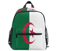 GuoChe Sac à dos pour tout-petits filles garçons enfants sac d'école S, Drapeau de l'Algérie, S
