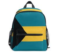 GuoChe Sac à dos pour tout-petits filles garçons enfants sac d'école S, Drapeau des Bahamas, Medium, Sac à dos