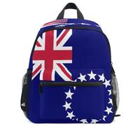 GuoChe Sac à dos pour tout-petits filles garçons enfants sac d'école S, Drapeau des îles Cook, Medium, Sac à dos