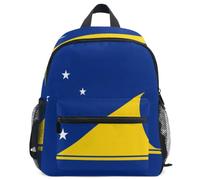 GuoChe Sac à dos pour tout-petits filles garçons enfants sac d'école S, Drapeau des Tokélaou, Medium, Sac à dos