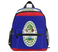 GuoChe Sac à dos pour tout-petits filles garçons enfants sac d'école S, Drapeau du Belize, S