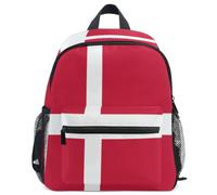 GuoChe Sac à dos pour tout-petits filles garçons enfants sac d'école S, Drapeau du Danemark, S, Sac à dos