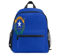 GuoChe Sac à dos pour tout-petits filles garçons enfants sac d'école S, Drapeau du Nevada, M