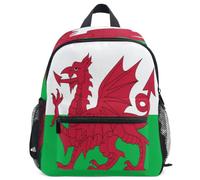 GuoChe Sac à dos pour tout-petits filles garçons enfants sac d'école S, Drapeau du Pays de Galles, Small, Sac à dos