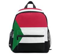 GuoChe Sac à dos pour tout-petits filles garçons enfants sac d'école S, Drapeau du Soudan, Small, Sac à dos