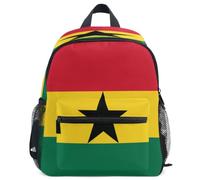 GuoChe Sac à dos pour tout-petits filles garçons enfants sac d'école S, Drapeau national du Ghana, Small, Sac à dos