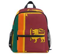 GuoChe Sac à dos pour tout-petits filles garçons enfants sac d'école S, Drapeau national du Sri Lanka, Medium, Sac à dos