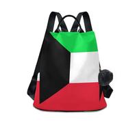 GuoChe Sac à dos tendance antivol pour le quotidien avec porte-clés à pompon, Drapeau national de la République de Corée, taille unique