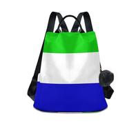 GuoChe Sac à dos tendance drapeau national du Suriname pour université antivol pour shopping quotidien avec pompon
