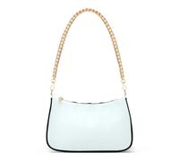 GuoChe Sac à main à bandoulière tendance pour femme Bleu clair