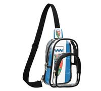 GuoChe Sac banane transparent en PVC polyester Taille compacte Sangle réglable Multi compartiments Poche de rangement avant, Drapeau des Territoires du Nord-Ouest, Taille unique