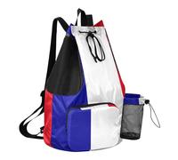 GuoChe Sac de plage avec cordon de serrage et poches intérieures Séparation sèche humide, Drapeau de la Guadeloupe, One Size, Sacs à dos d'écolier pour enfants