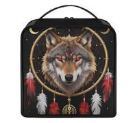 GuoChe Sac de voyage conçu pour tatouer art plume loup natif us