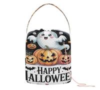 GuoChe Sac fourre-tout pour crochet Halloween Frame Spirit avec trous pour le rangement des aiguilles à crochet