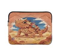 GuoChe Sacoche pour ordinateur portable de 13 à 14 pouces, chic, collage du désert rouge épineux, mallette de transport pour le travail et les affaires