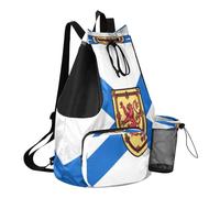 GuoChe Sacs à cordon de serrage pour homme - Sac de camping d'été avec poche pour bouteille d'eau - Sacs étanches, Drapeau de la Nouvelle-Écosse, One Size, Sacs à dos d'écolier pour enfants