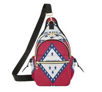 GuoChe Sacs latéraux convertibles pour femmes, sac décontracté pour voyage, rendez-vous galant, Drapeau de l'Arkansas, One Size