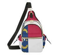 GuoChe Sacs latéraux convertibles pour femmes, sac décontracté pour voyage, rendez-vous galant, Drapeau de la Caroline du Nord, One Size, Coloré