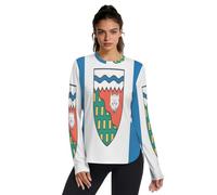 GuoChe T-shirt de sport pour femme - Protection UV UPF 50+ - Séchage rapide - Manches longues - Rashguard SPF - Randonnée en plein air, Drapeau des Territoires du Nord-Ouest, XL