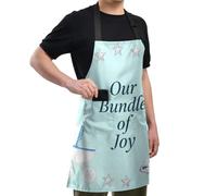 GuoChe Tablier de cuisine réglable avec poches pour femmes servantes, notre lot de Joy Baby Designa Star Is Born Baby