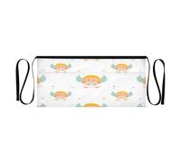 GuoChe Tablier de serveuse à 3 poches avec motif anges de Noël - 30,5 cm - Pour homme et femme - Imperméable