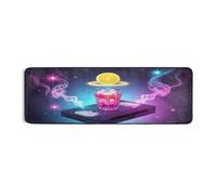 GuoChe Tapis de couloir extra long avec halo de citron lumineux (1) tapis imperméable pour salle de bain 61 x 17,8 cm