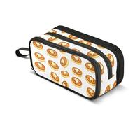 GuoChe Trousse à crayons en nylon avec beurre et sirop d'érable - Grande capacité - Trousse à crayons pour enseignant universitaire