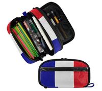 GuoChe Trousse à crayons en PVC avec drapeau national de la République centrafricaine pour adolescentes
