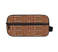 GuoChe Trousse de maquillage légère simple élégante pour voyage Pull de Noël marron - Motif inspiré