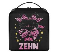 GuoChe Trousse de toilette 10. Geburtstag M?dchen Messy Bun B?m! Zehn