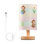 GuoChe Veilleuse LED en forme de singe - Lampe de table élégante pour enfants