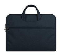 GUOCU 11-15.6 Pouces Housse avec Poignée pour Ordinateur Portable Sacoche Pochette PC en Toile de Protection Ordinateur pour Macbook Pro Retina/Dell/HP/Lenovo/Sony,Marine,11"(30X22X2cm)