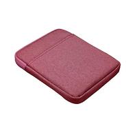 GUOCU Etui Housse Pochette en Nylon pour Amazon Kindle 10ème génération 2019, Kindle Paperwhite/ 6" Kindle Oasis/Toute Nouvelle Liseuse Kindle, écran Tactile 6"，Rose Rouge,6"(14X18.5X2cm)