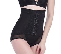 GUOCU Femme 2 en 1 Culotte Sculptante Ajustable Cullotte Gainante Invisible Panty Minceur avec Armature Body Gaine Amincissante Ventre Plat Taille Haute Serre Taille Boby Shapewear Noir 2XL