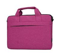 GUOCU Homme Femme Sacoche Sac à Bandoulière Sac à Main Housse Serviette pour Ordinateur Portable(13-15pouces) Tablette，Rouge,13"(37X26.5X3cm)